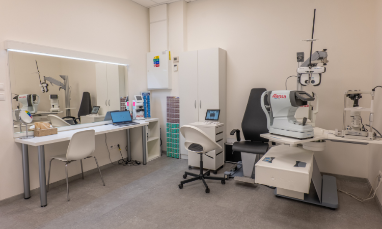 Interiér optiky Ostrava