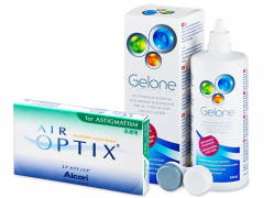 Air Optix for Astigmatism (6 kom leća) + Gelone 360 ml