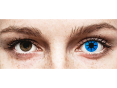 ColourVUE Crazy Lens - Blue Star - nedioptrijske (2 kom leća)