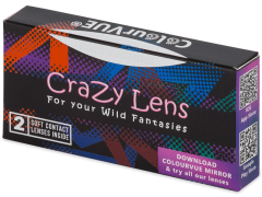 ColourVUE Crazy Lens - White Zombie - dioptrijske (2 kom leća)