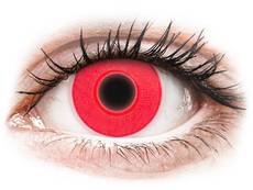 ColourVUE Crazy Glow Red - nedioptrijske (2 kom leća)