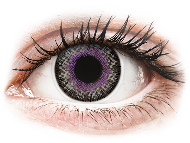 ColourVUE Fusion Violet Gray - nedioptrijske (2 kom leća)