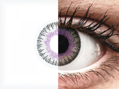 ColourVUE Fusion Violet Gray - nedioptrijske (2 kom leća)