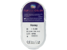 TopVue Color - Honey - nedioptrijske (2 kom leća)