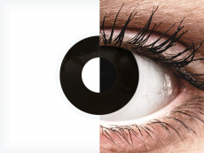 ColourVUE Crazy Lens - Blackout - jednodnevne leće bez dioptrije (2 kom leća)