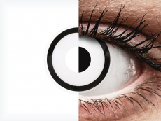 ColourVUE Crazy Lens - White Zombie - jednodnevne leće bez dioptrije (2 kom leća)