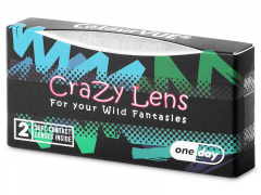 ColourVUE Crazy Lens - Whiteout - jednodnevne leće bez dioptrije (2 kom leća)