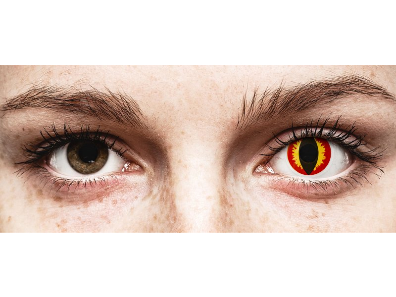 ColourVUE Crazy Lens - Dragon Eyes - jednodnevne leće bez dioptrije (2 kom leća)