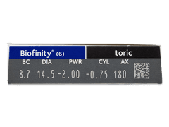 Biofinity Toric (6 kom leća)