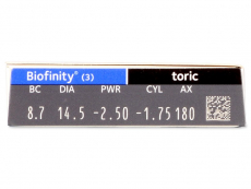 Biofinity Toric (3 kom leća)