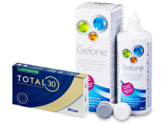 TOTAL30 for Astigmatism (3 kom leća) + Gelone otopina 360 ml