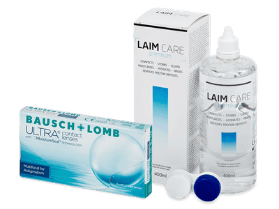 Bausch + Lomb ULTRA Multifocal for Astigmatism (6 kom leća) + Laim Care 400 ml