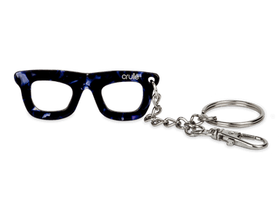 Privjesak za ključeve Crullé - plavo-ljubičasti