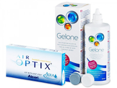 Air Optix Aqua (6 kom leća) + Gelone 360 ml